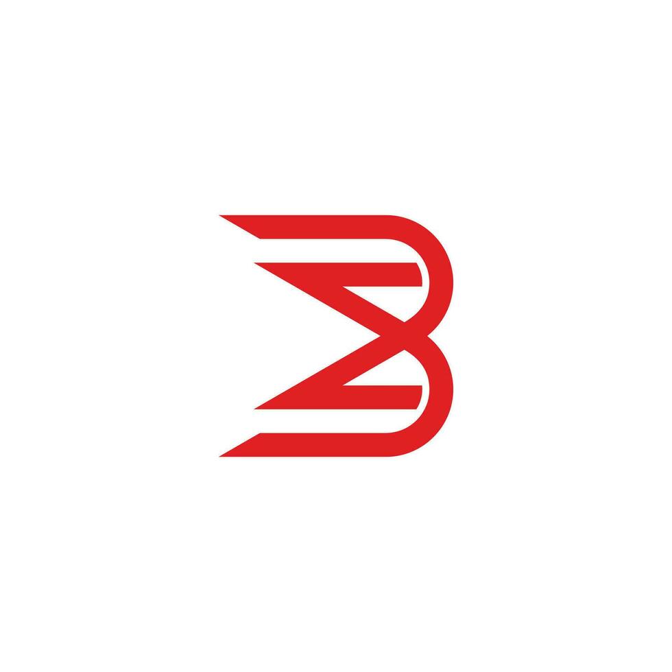 carta bm corre movimento Projeto logotipo vetor