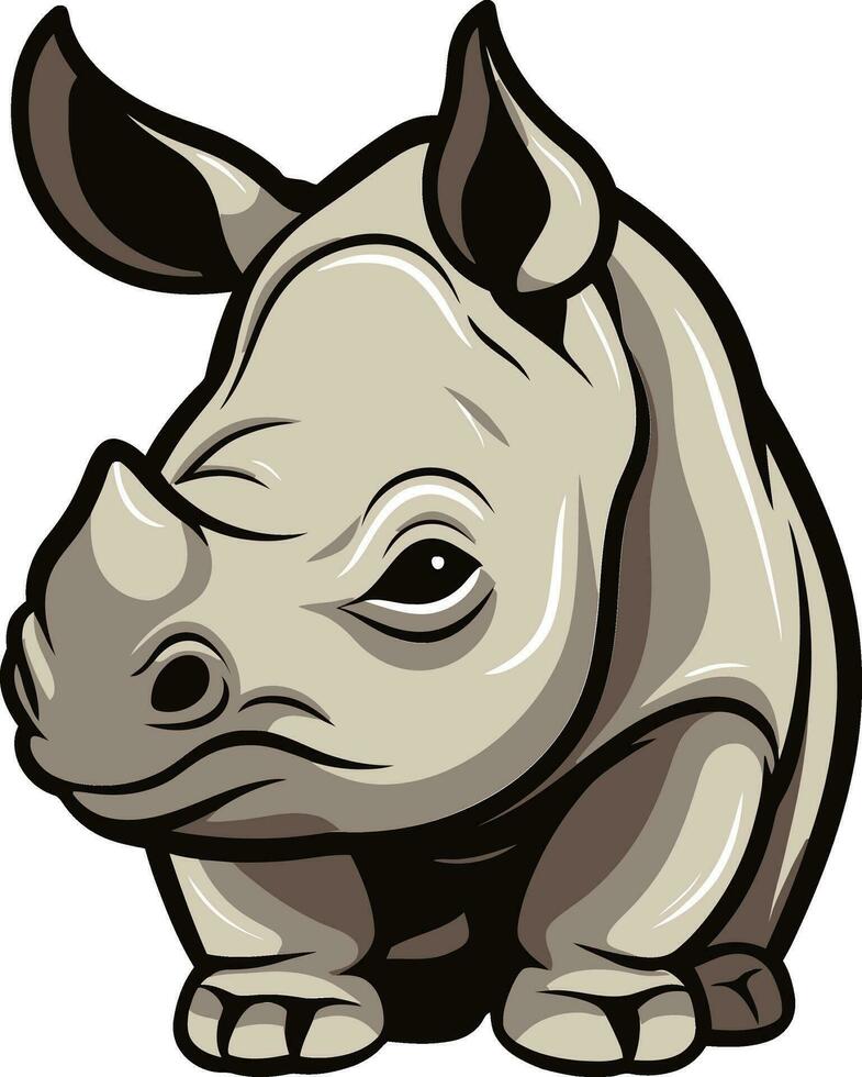 majestoso melodia Preto rinoceronte ícones sereno emblema encantador harmonioso serenata Preto rinoceronte desenhos selvagem tributo vetor