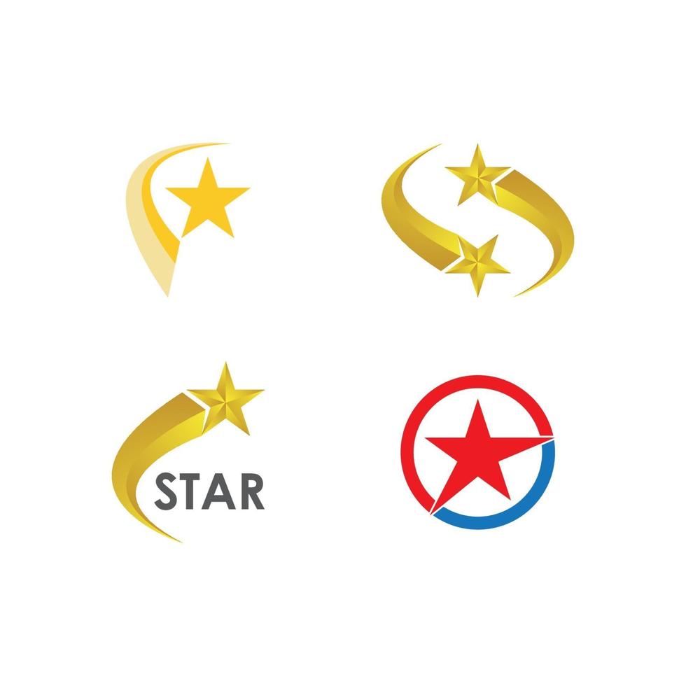 ilustração do logotipo da estrela vetor