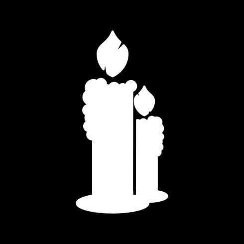 ícone de velas de vetor