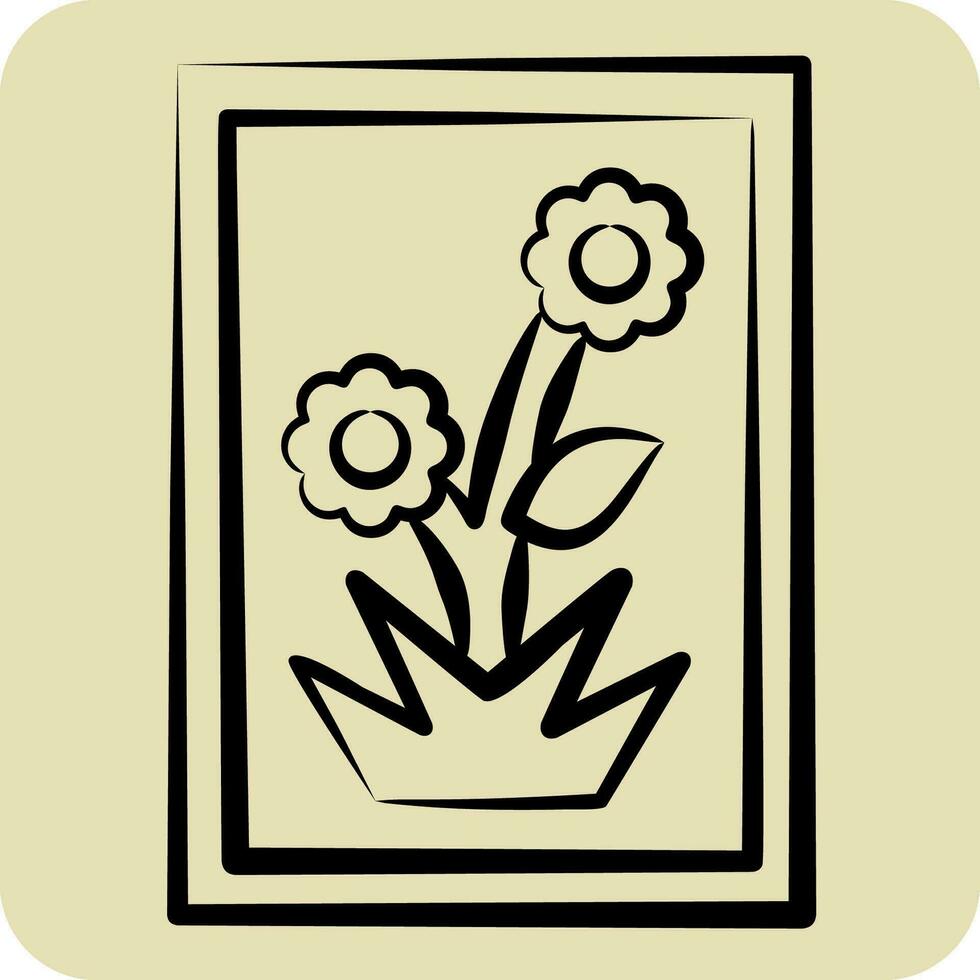 ícone turco papel marbagem. relacionado para Peru símbolo. mão desenhado estilo. simples Projeto editável. simples ilustração vetor