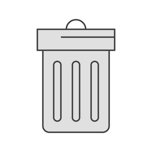 ícone de lixo de vetor