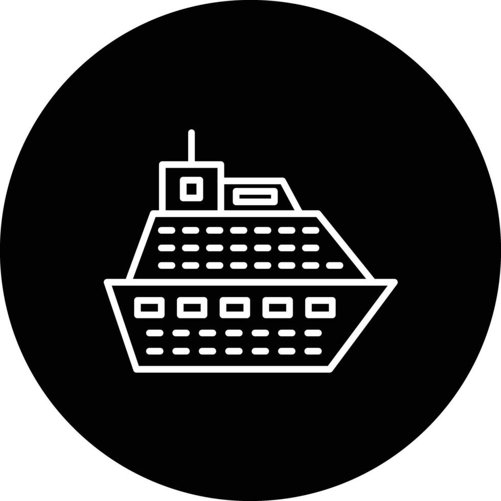 ícone de vetor de cruzeiro