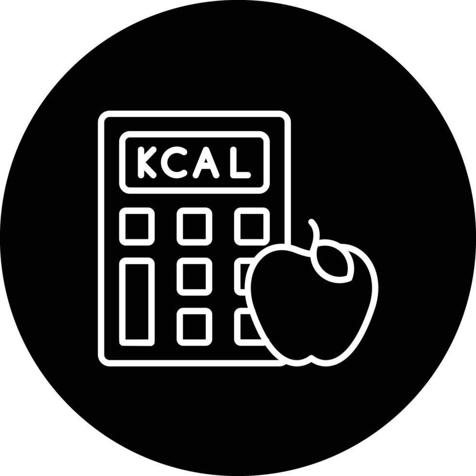 caloria calculadora vetor ícone