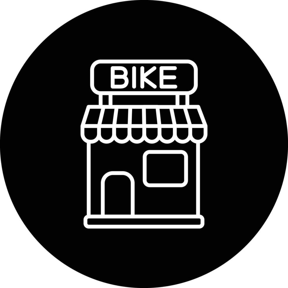 bicicleta fazer compras vetor ícone