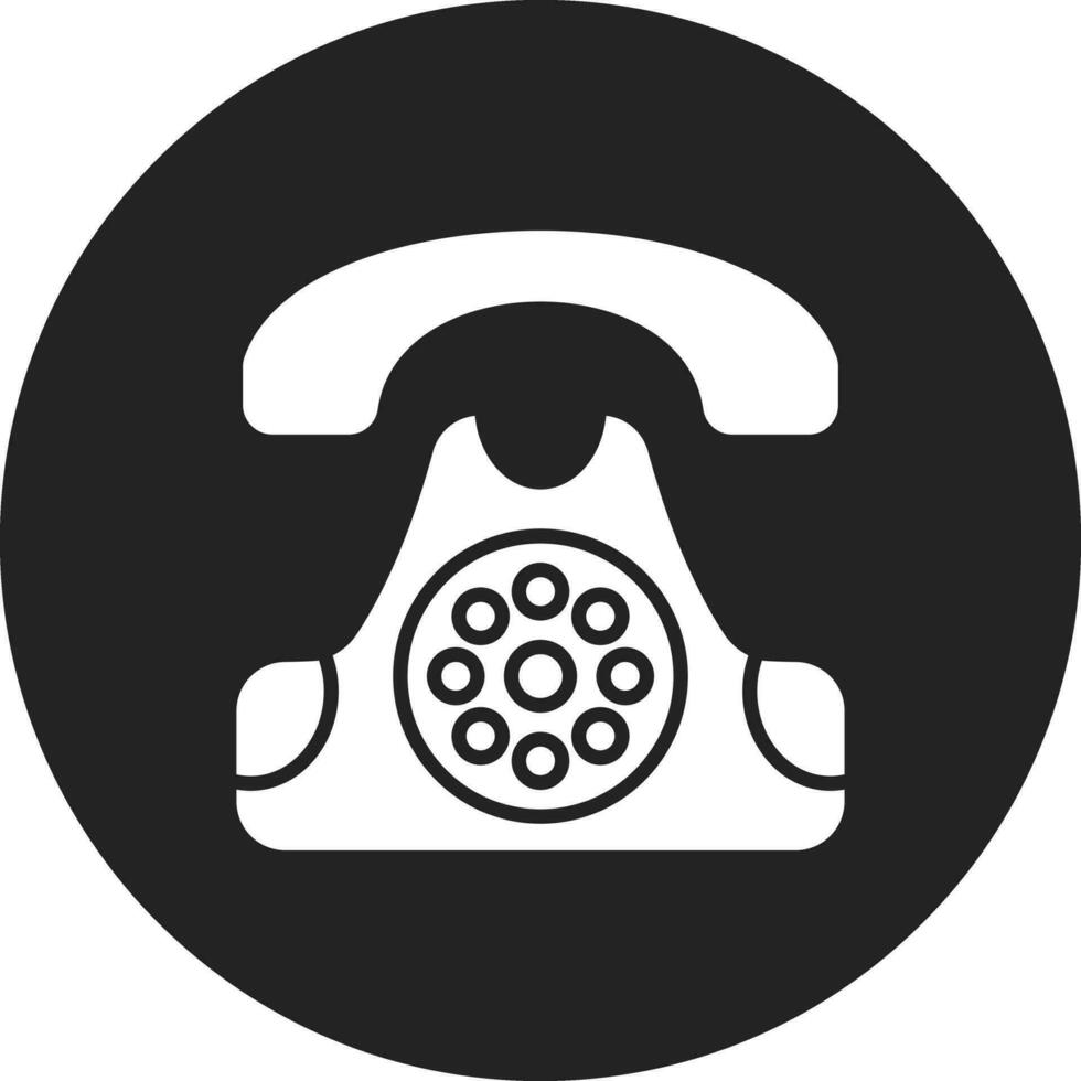 telefone fixo vetor ícone