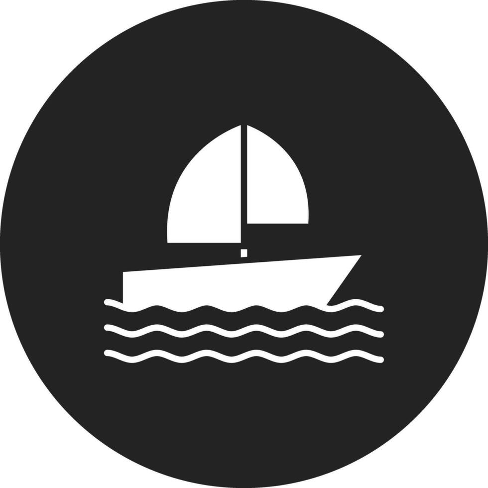 passeios de barco vetor ícone