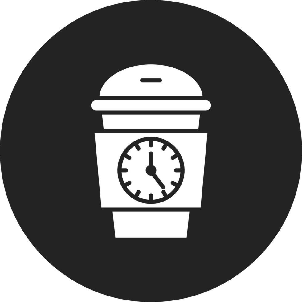 ícone de vetor de hora do café