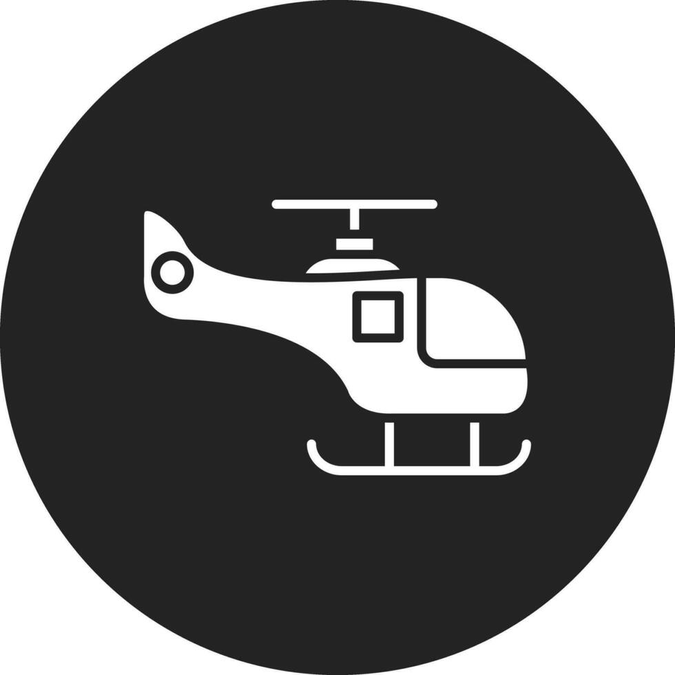 ícone de vetor de helicóptero