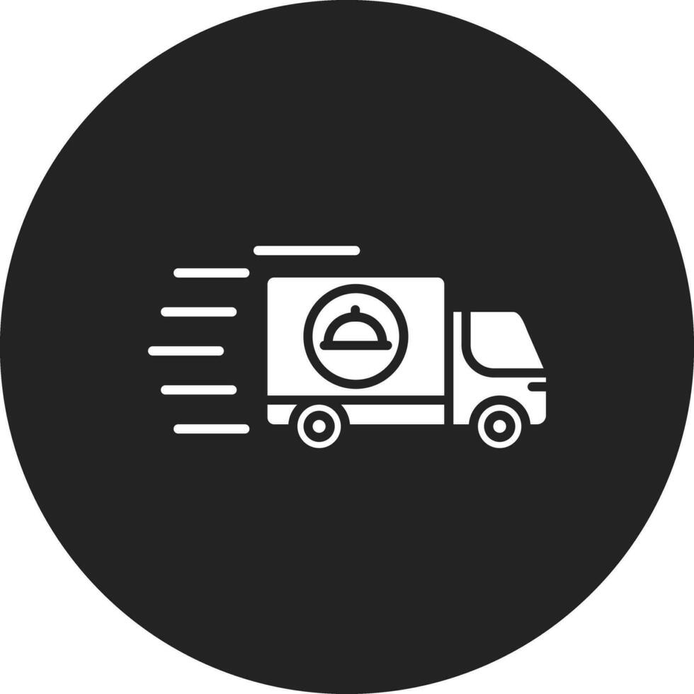 ícone de vetor de entrega de comida