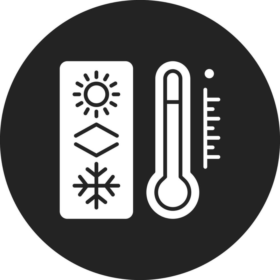 ícone de vetor de termostato