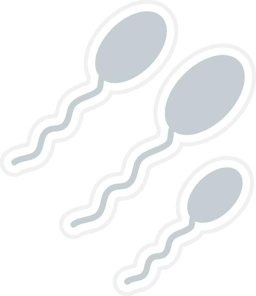esperma vetor ícone