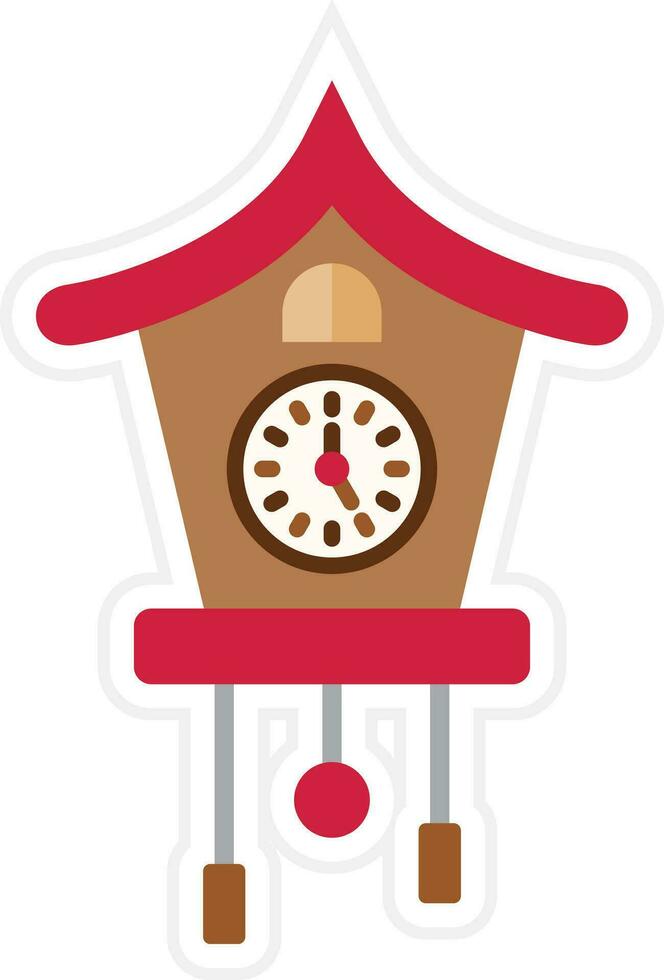 ícone de vetor de relógio cuco