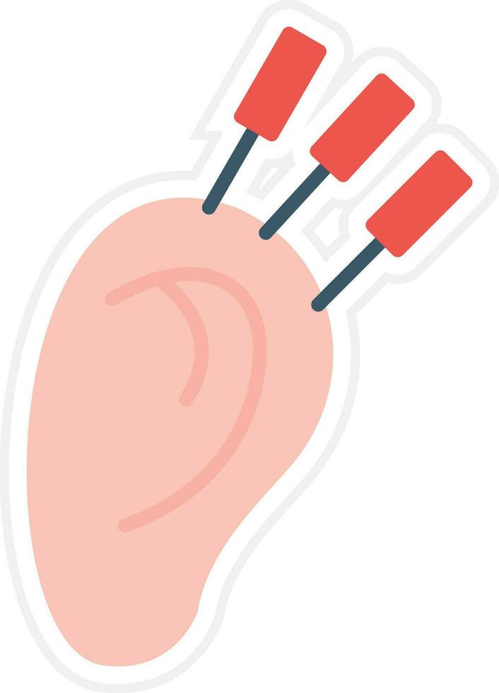 ícone de vetor de terapia auricular
