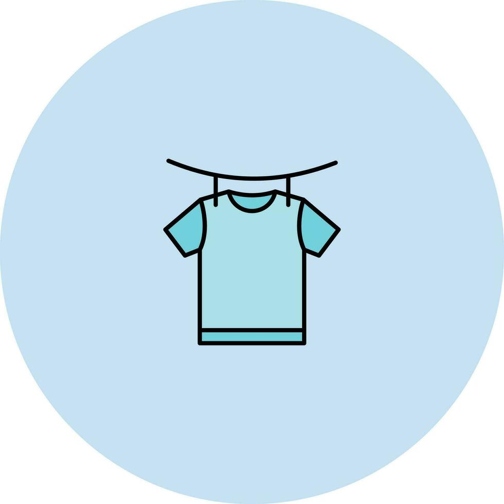 secagem roupas vetor ícone