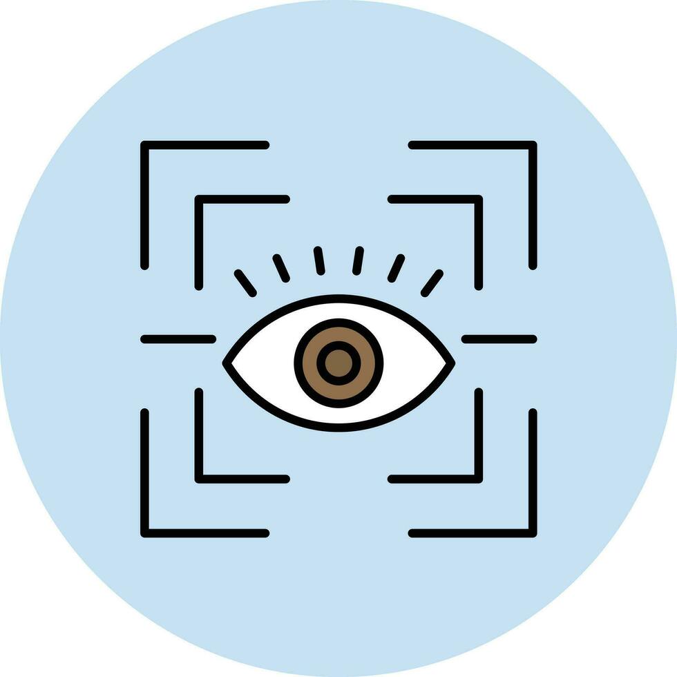olho rastreamento vetor ícone