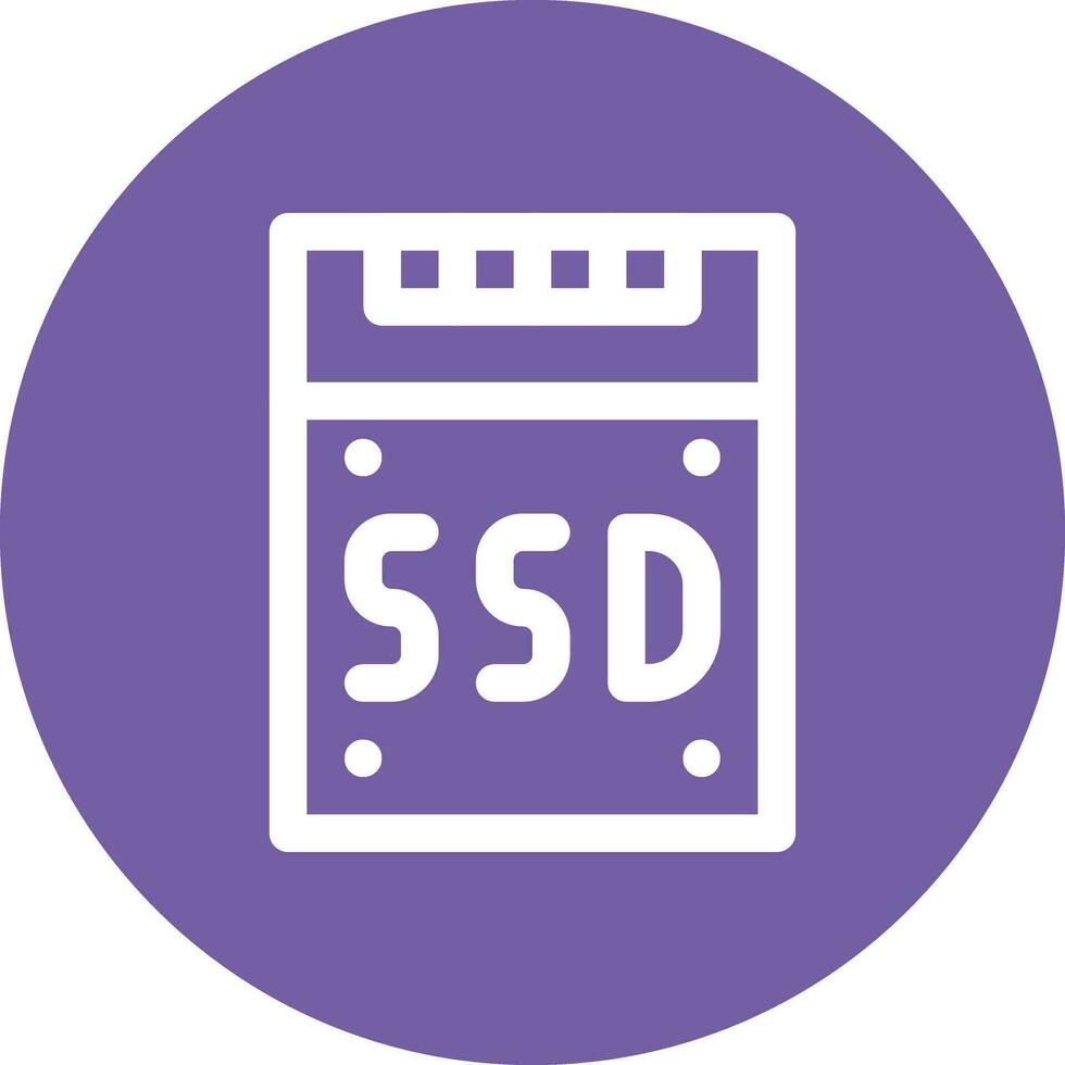 ícone do vetor ssd