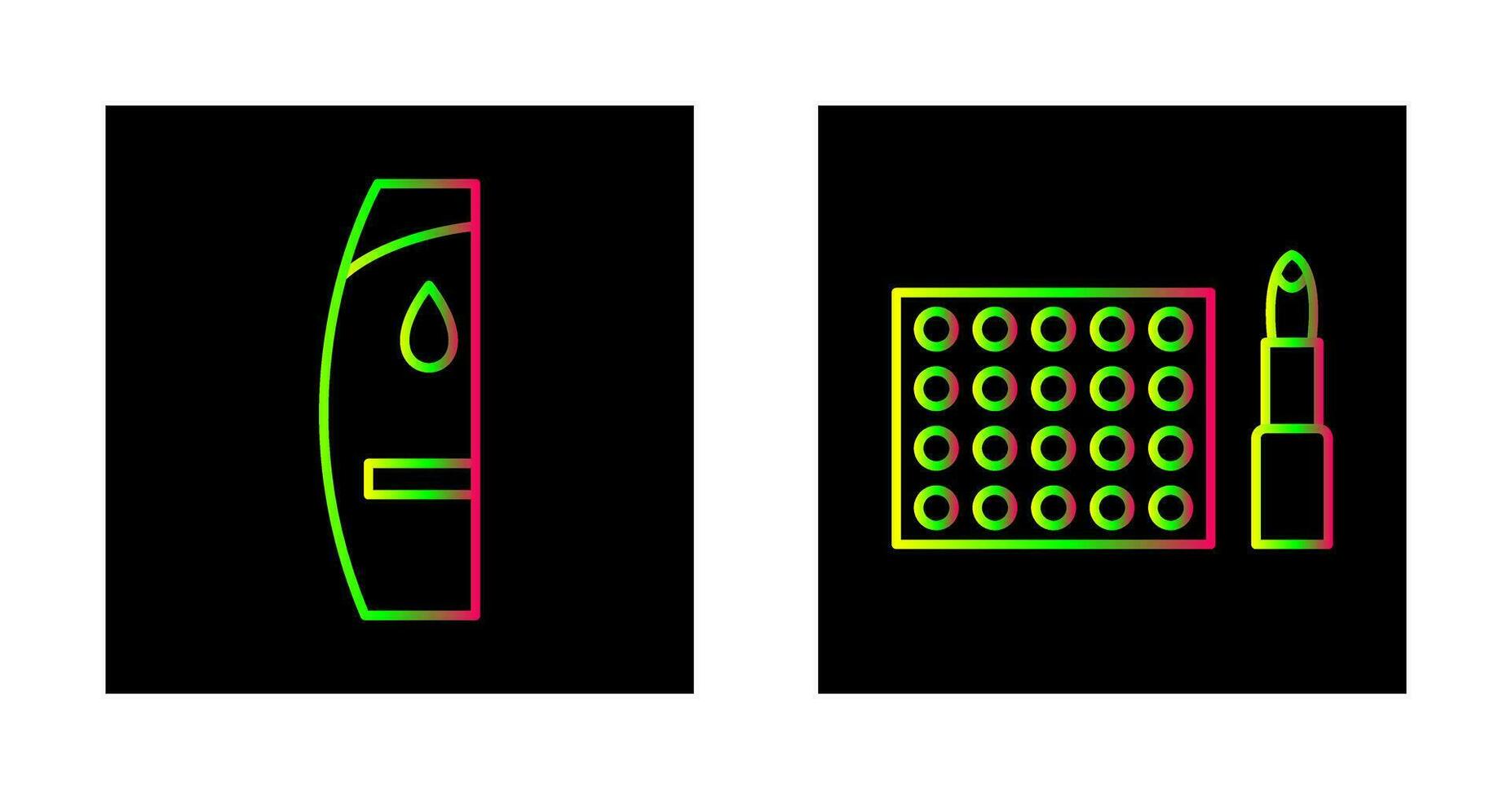xampu e Maquiagem ícone vetor