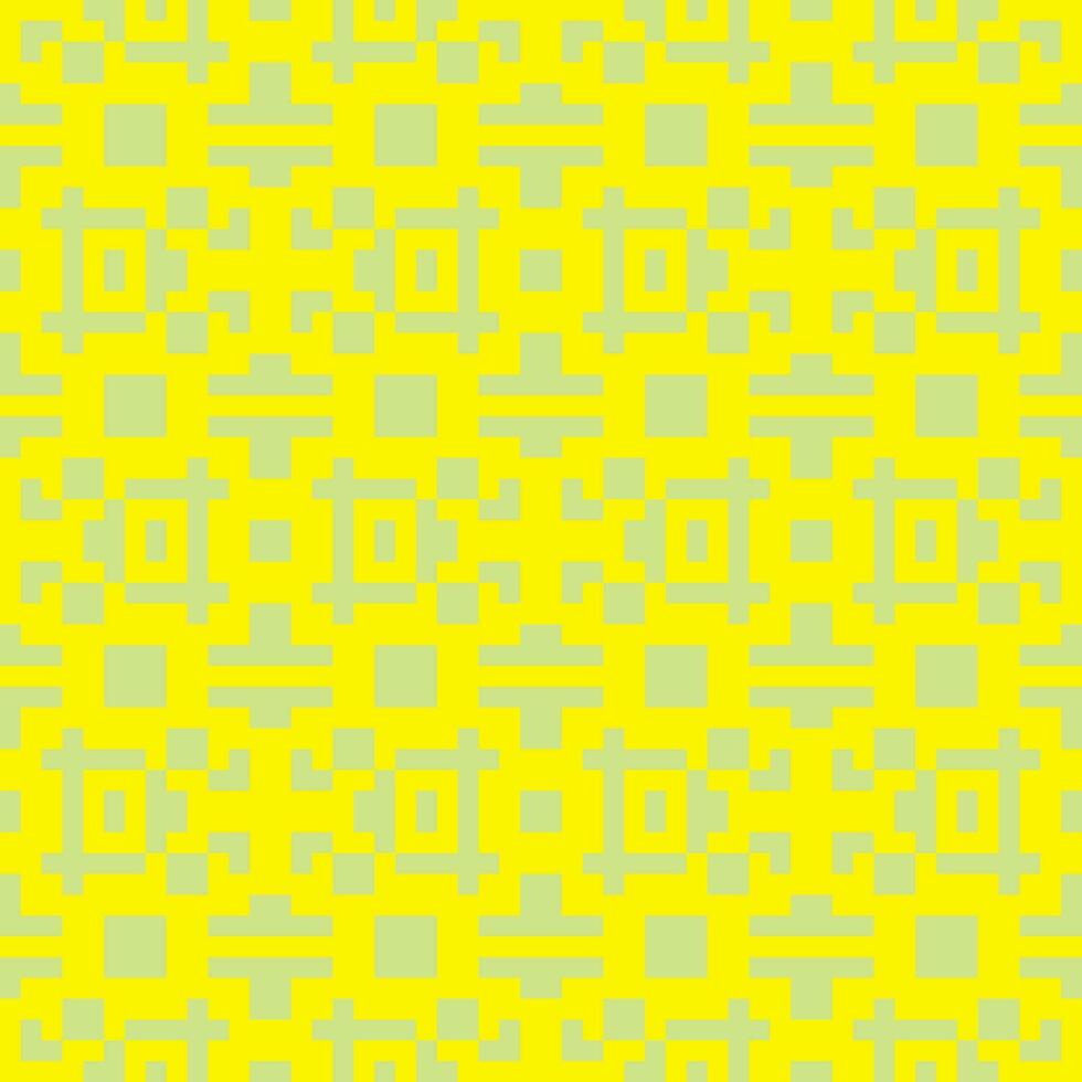 uma amarelo e branco padronizar com quadrados vetor