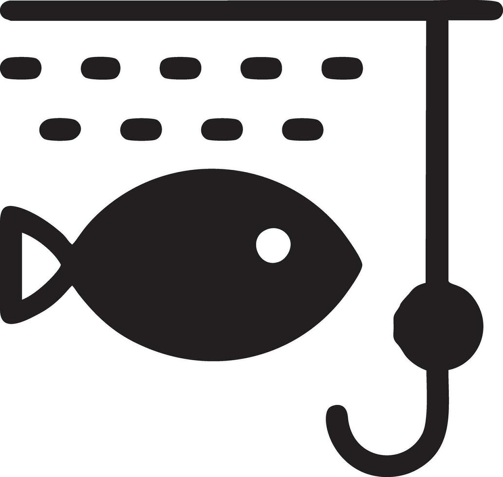 logotipo ícone pescando vetor projeto, objeto peixe ícone pescaria