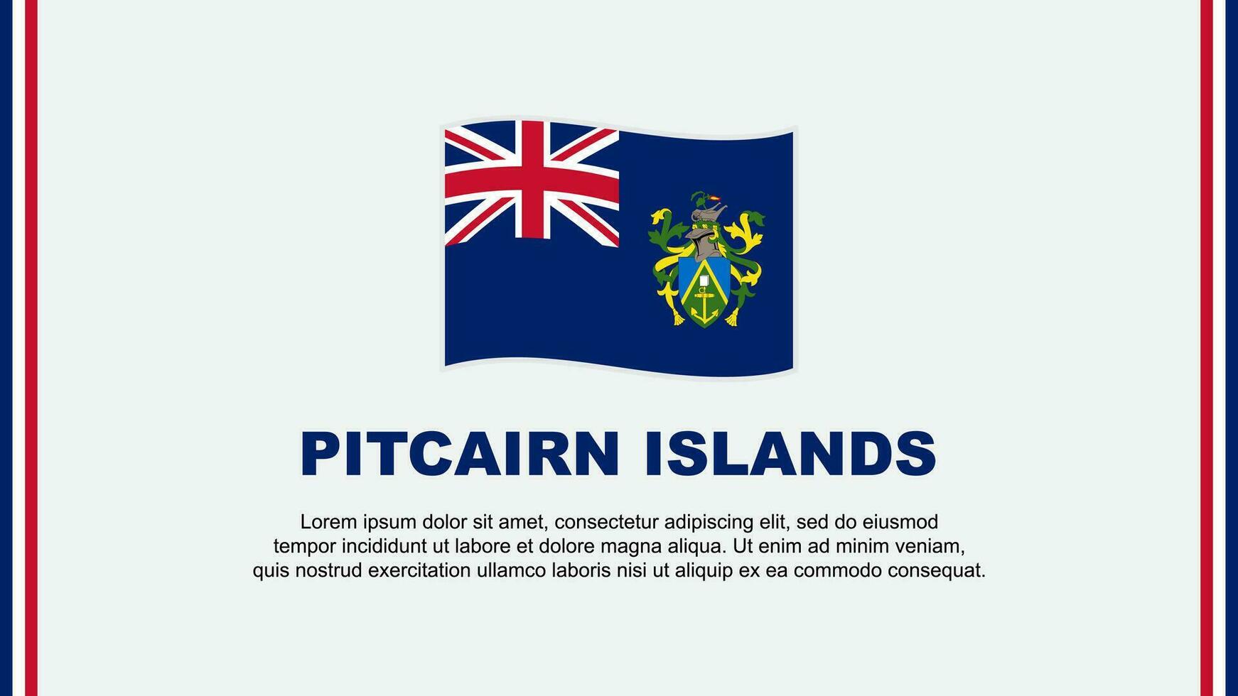 pitcairn ilhas bandeira abstrato fundo Projeto modelo. pitcairn ilhas independência dia bandeira social meios de comunicação vetor ilustração. pitcairn ilhas desenho animado