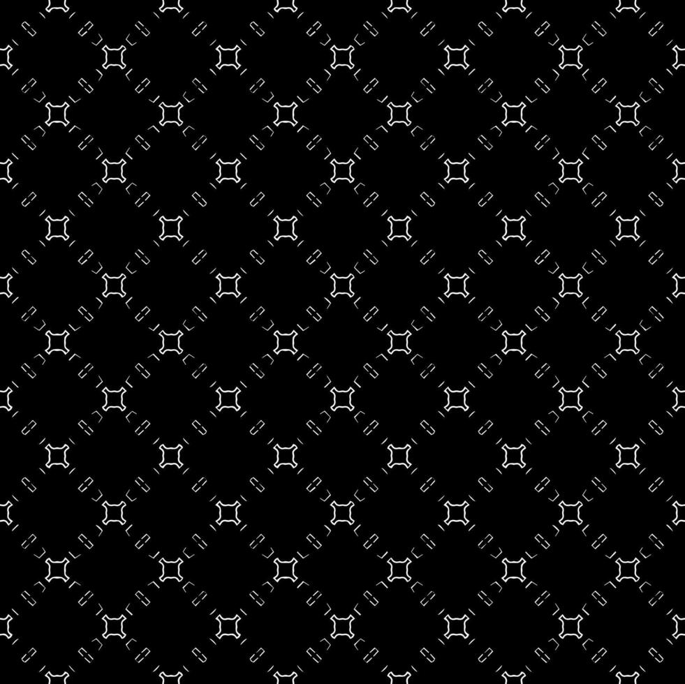 textura padrão sem costura preto e branco. design gráfico ornamental em tons de cinza. ornamentos em mosaico. modelo de padrão. vetor