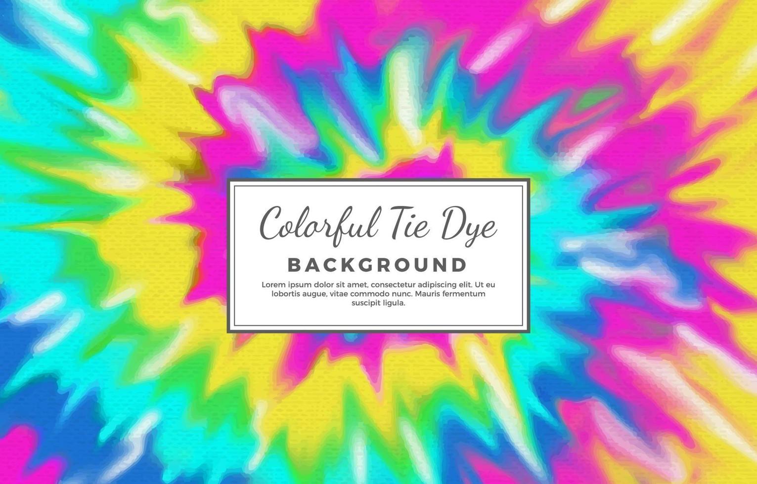 hipnotizante ampla gama de cores de fundo tie dye vetor