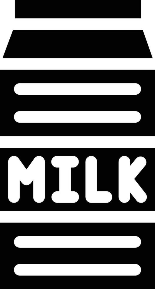 ilustração de design de ícone de vetor de leite