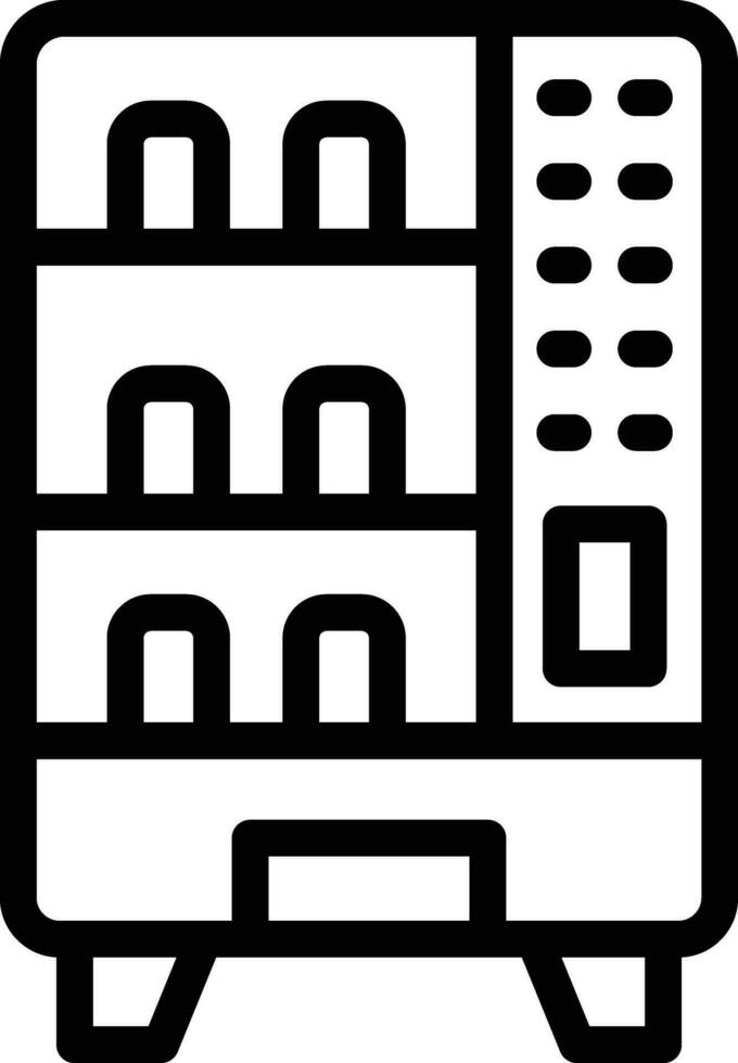 ilustração de design de ícone de vetor de máquina de venda automática