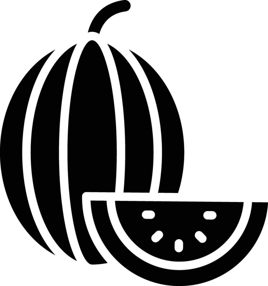 ilustração de design de ícone de vetor de melancia