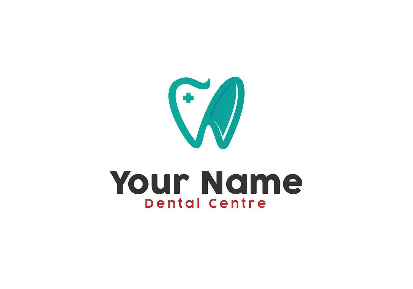 dental logo template ilustração vetorial ícone design vetor