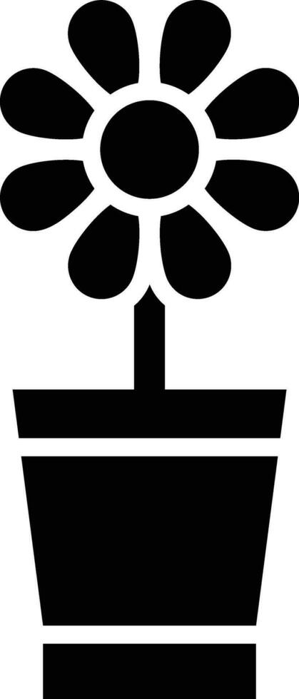 ilustração de design de ícone de vetor de vaso de planta