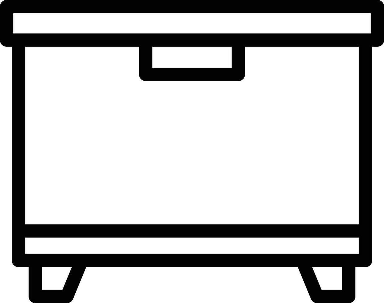 ilustração de design de ícone de vetor de freezer