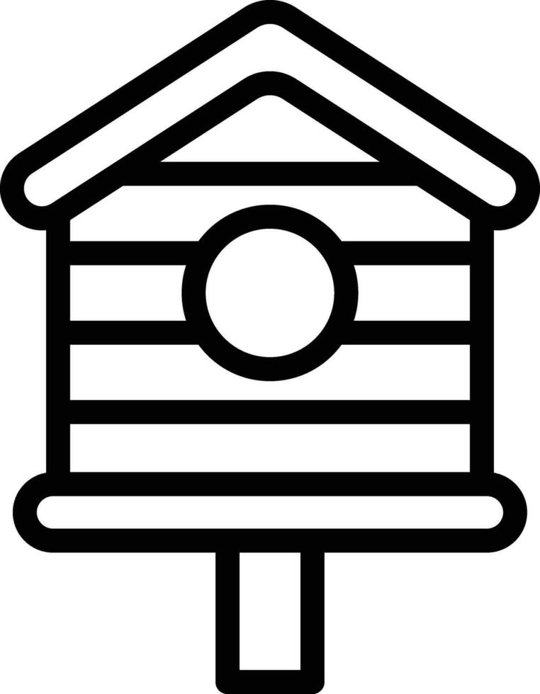 ilustração de design de ícone de vetor de casa de pássaro