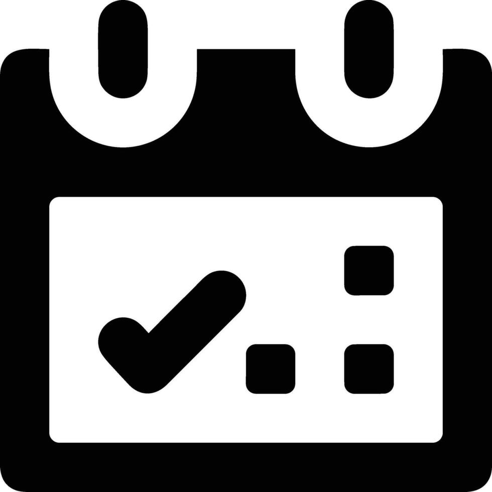 calendário cronograma ícone símbolo vetor imagem. ilustração do a moderno compromisso lembrete agenda símbolo gráfico Projeto imagem