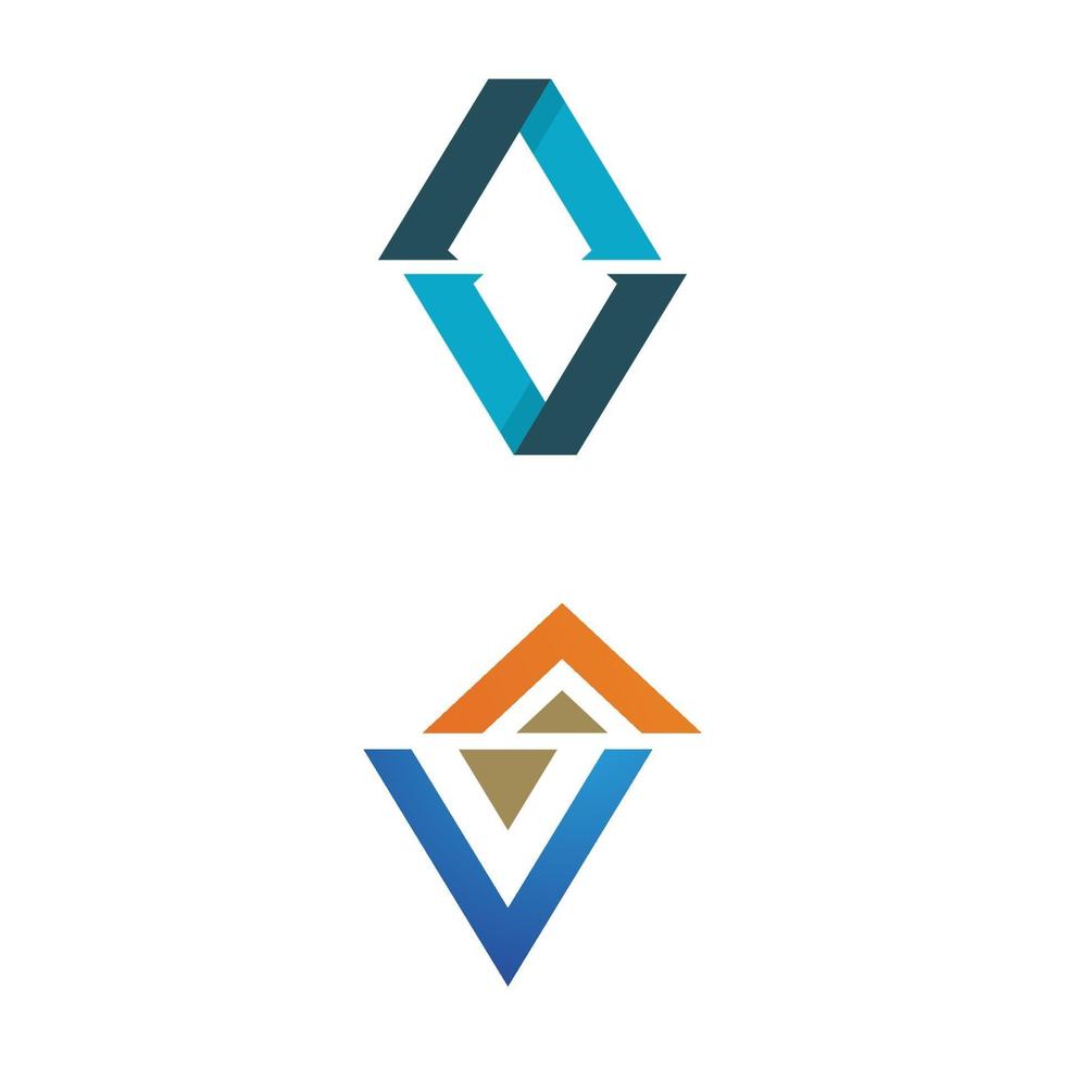 modelo de logotipo de diamante ilustração vetorial ícone design vetor