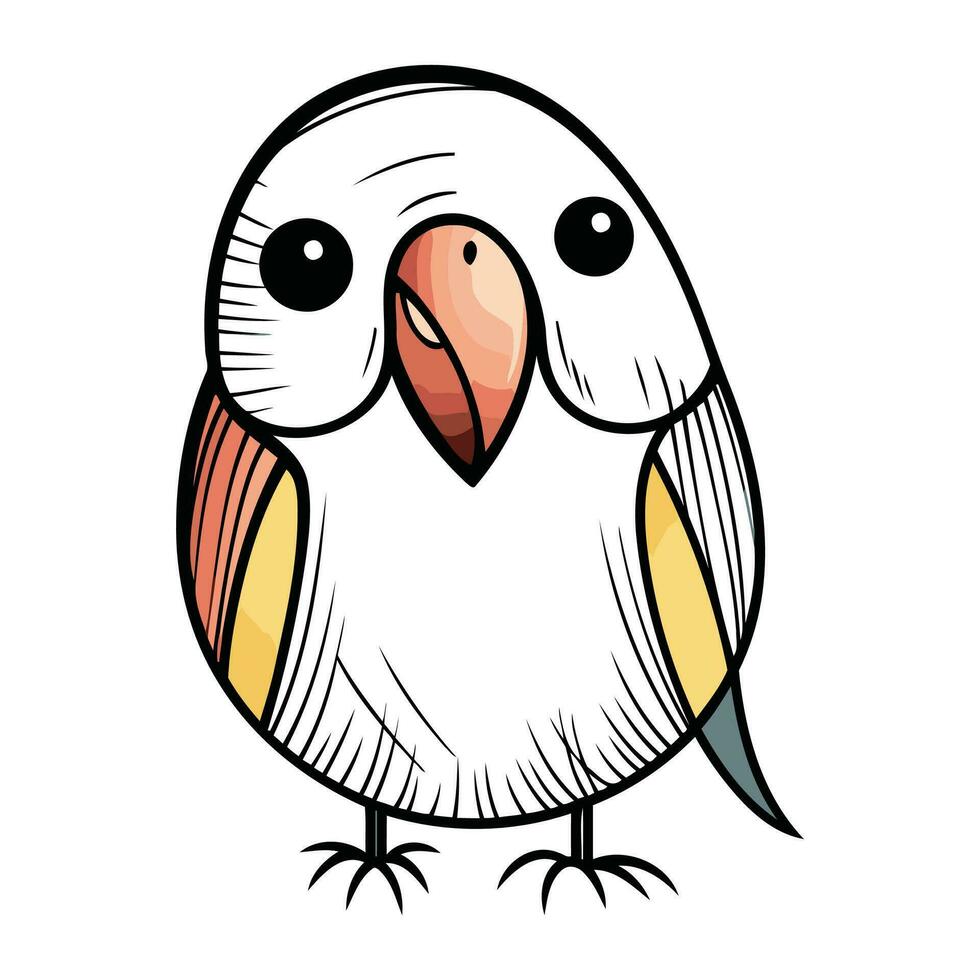 fofa pássaro desenho animado ícone vetor ilustração Projeto gráfico vetor ilustração gráfico Projeto