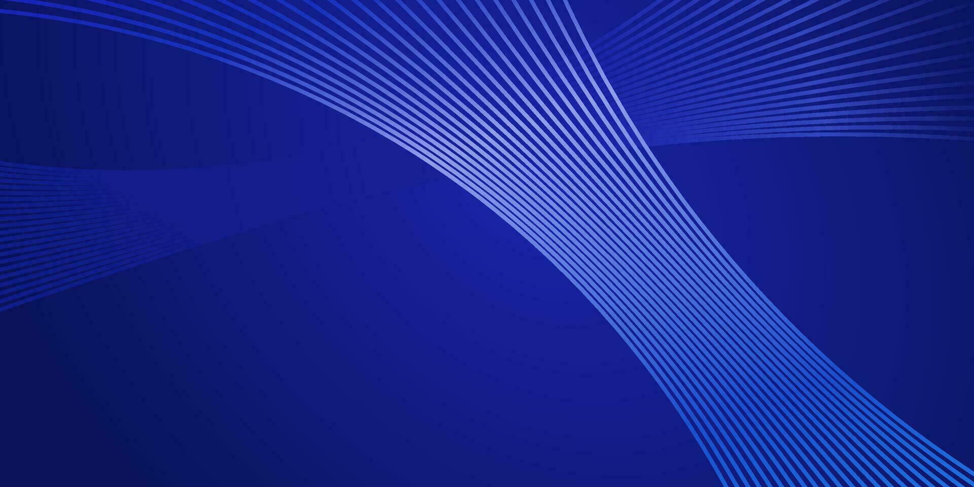 abstrato Sombrio azul fundo com dinâmico brilhando linhas vetor