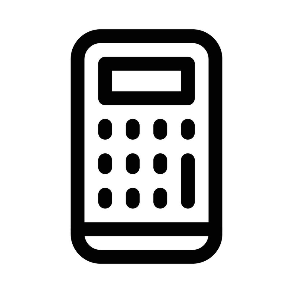calculadora vetor ícone em branco fundo