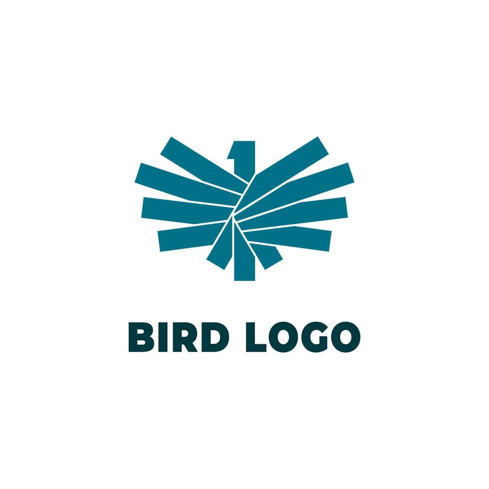 pássaro logotipo Projeto. geométrico pássaro logotipo Projeto. asas pássaro logotipo abstrato Projeto. profissional pássaro logotipo Projeto. vetor