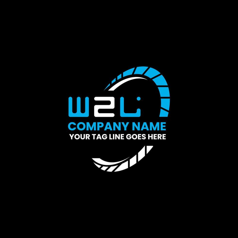 wzl carta logotipo vetor projeto, wzl simples e moderno logotipo. wzl luxuoso alfabeto Projeto