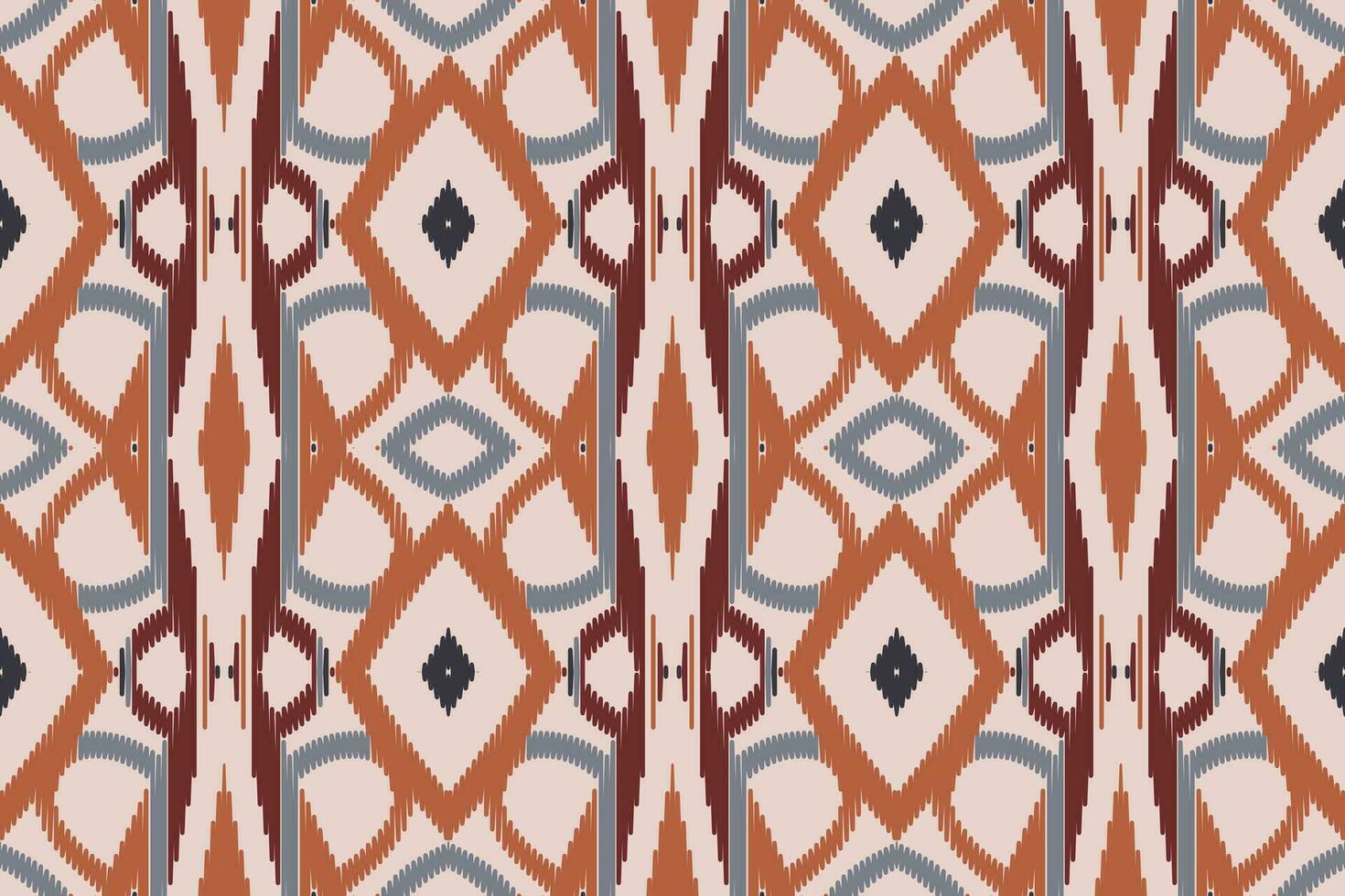 ikat damasco bordado fundo. ikat flores geométrico étnico oriental padronizar tradicional.asteca estilo abstrato vetor ilustração.design para textura,tecido,vestuário,embrulho,sarongue.