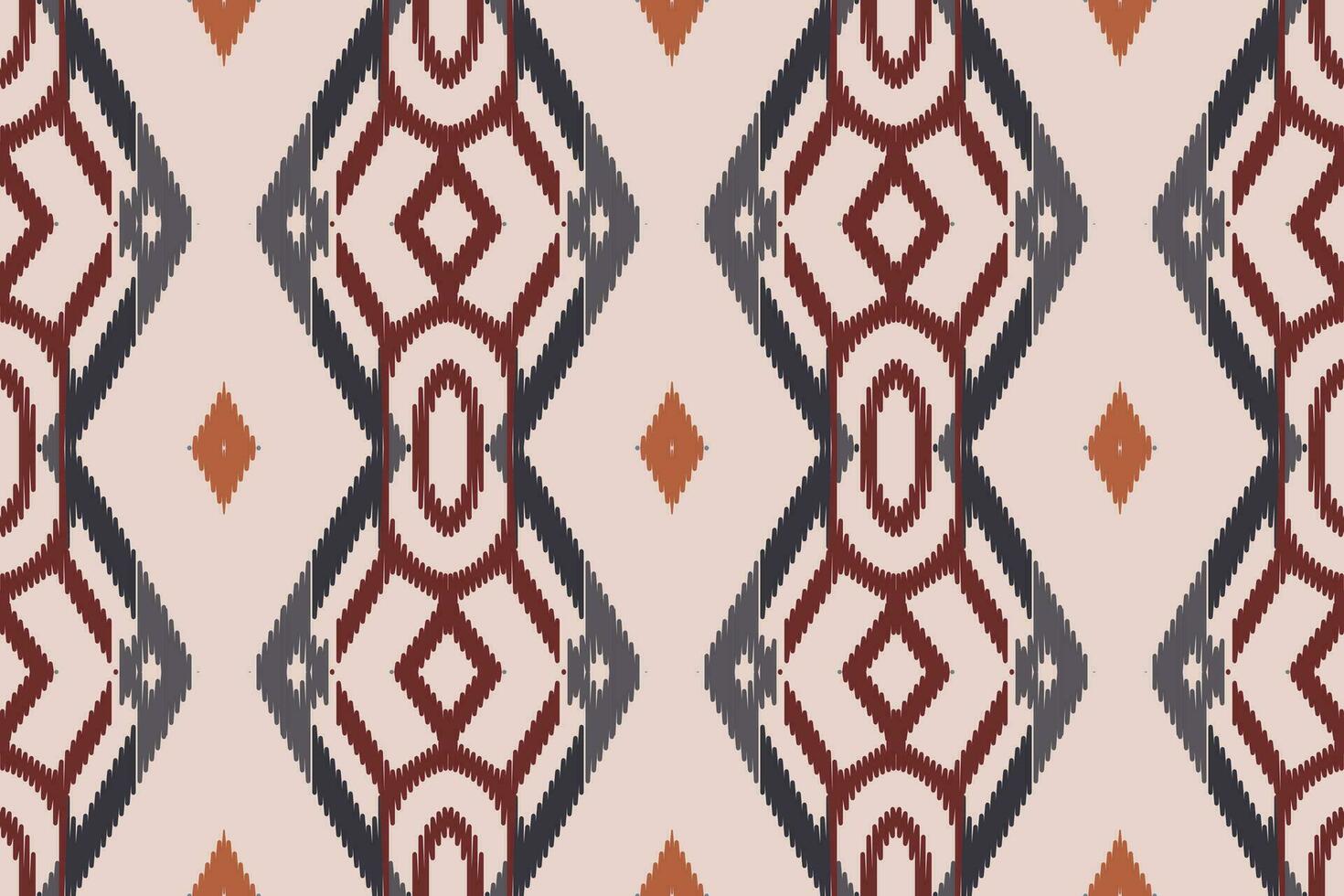 ikat damasco bordado fundo. ikat flor geométrico étnico oriental padronizar tradicional. ikat asteca estilo abstrato Projeto para impressão textura, tecido, saree, sari, tapete. vetor