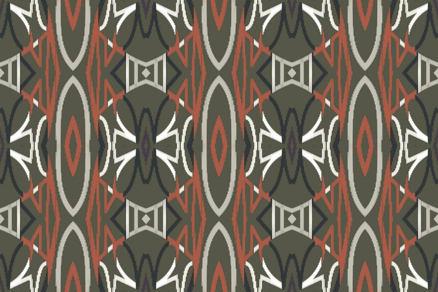 ikat damasco paisley bordado fundo. ikat impressões geométrico étnico oriental padronizar tradicional.asteca estilo abstrato vetor ilustração.design para textura,tecido,vestuário,embrulho,sarongue.
