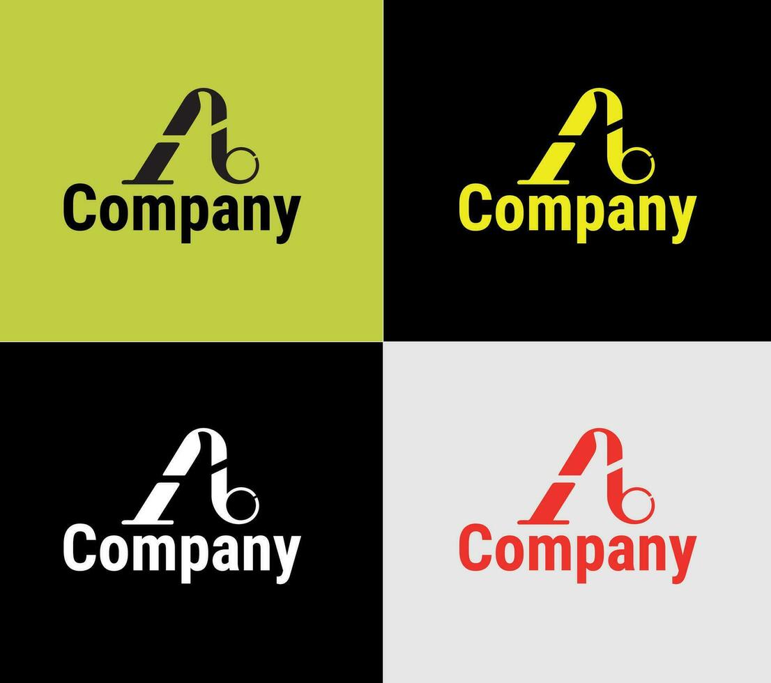 uma carta logotipo, elementos cor variação abstrato ícone. moderno logotipo, o negócio modelo. vetor