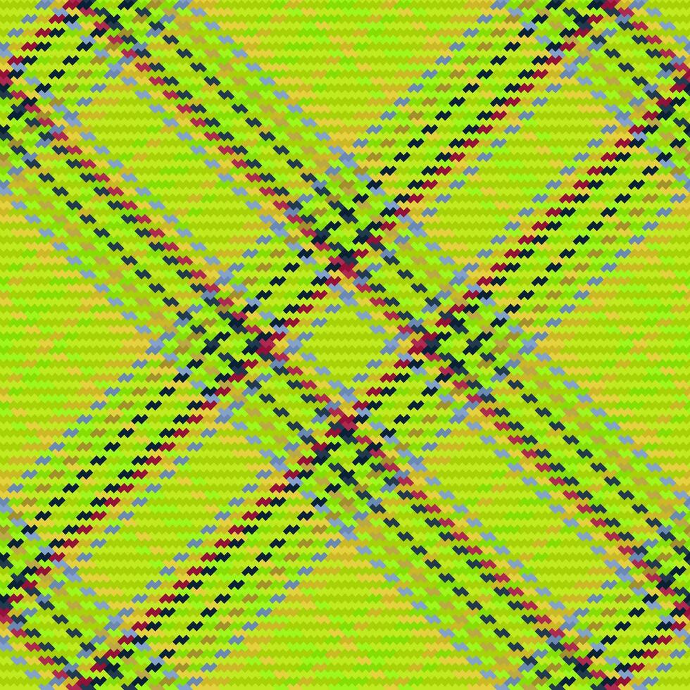 fundo tartan textura do padronizar vetor desatado com uma Verifica têxtil xadrez tecido.