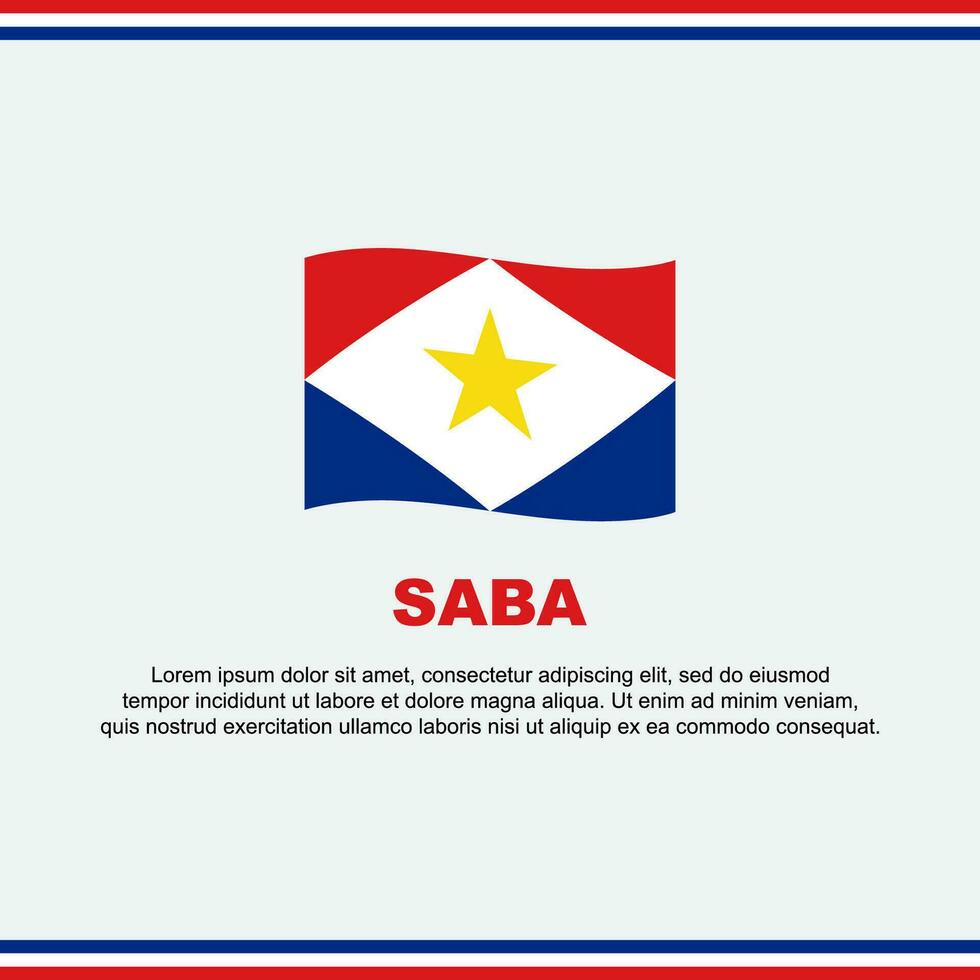 saba bandeira fundo Projeto modelo. saba independência dia bandeira social meios de comunicação publicar. saba Projeto vetor