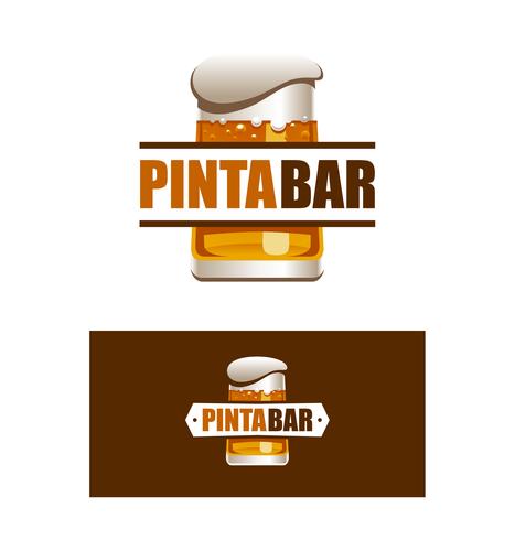 Logotipo da Pinta Bar vetor