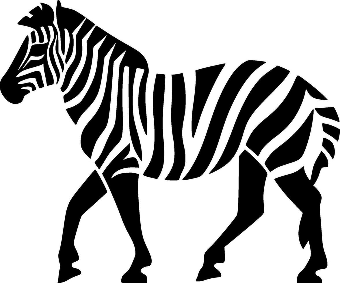 zebra - Alto qualidade vetor logotipo - vetor ilustração ideal para camiseta gráfico