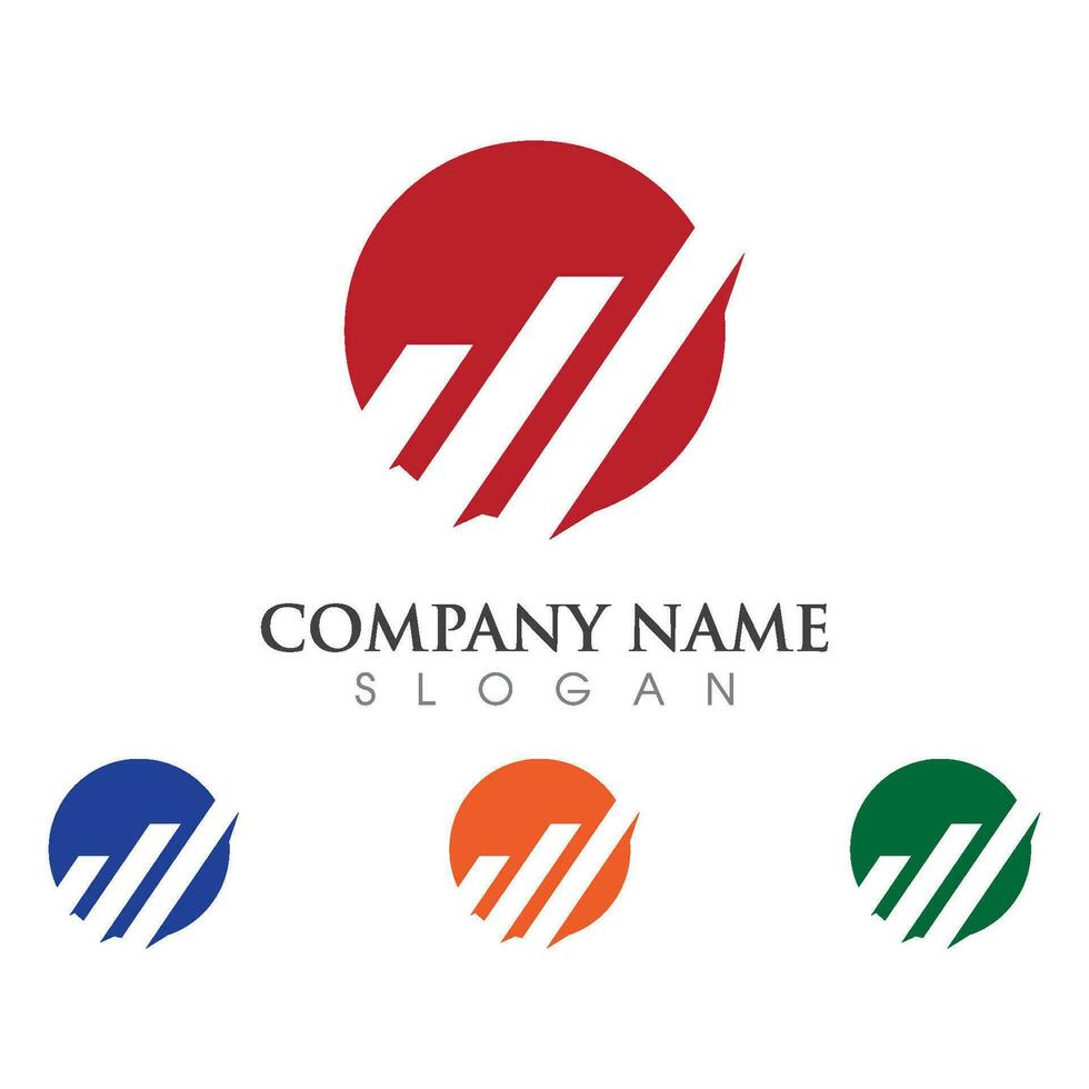 modelo de logotipo de finanças empresariais vetor